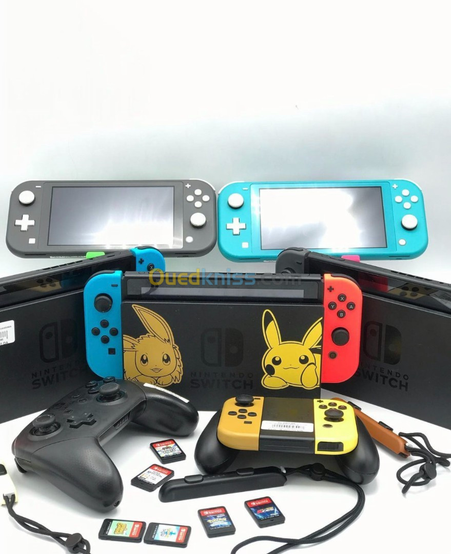 NINETENDO SWITCH ET TOUT LES ACCESSORIES