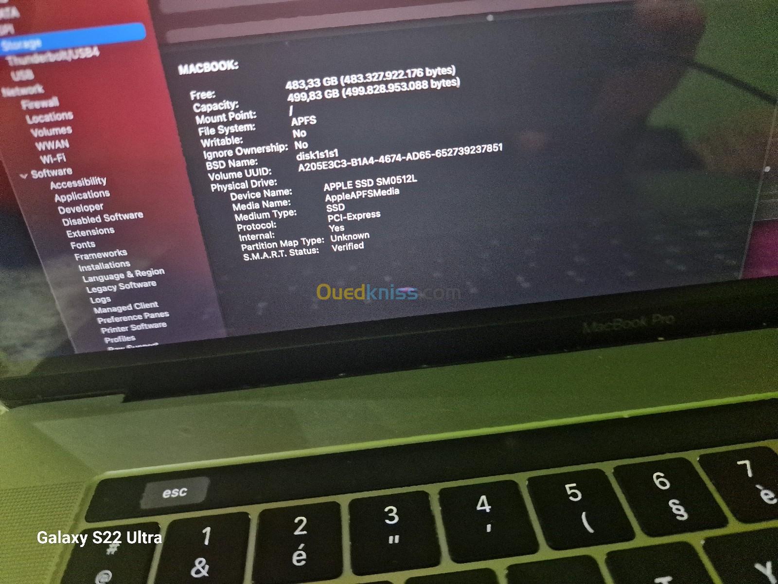 Macbook Pro 2017_ Intel I7 _16GB RAM_500 GB SSD