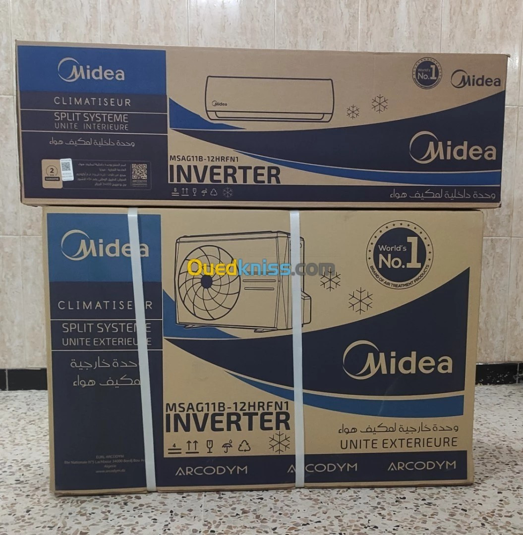 CLIMATISEUR MIDEA 9000BTU INVERTER