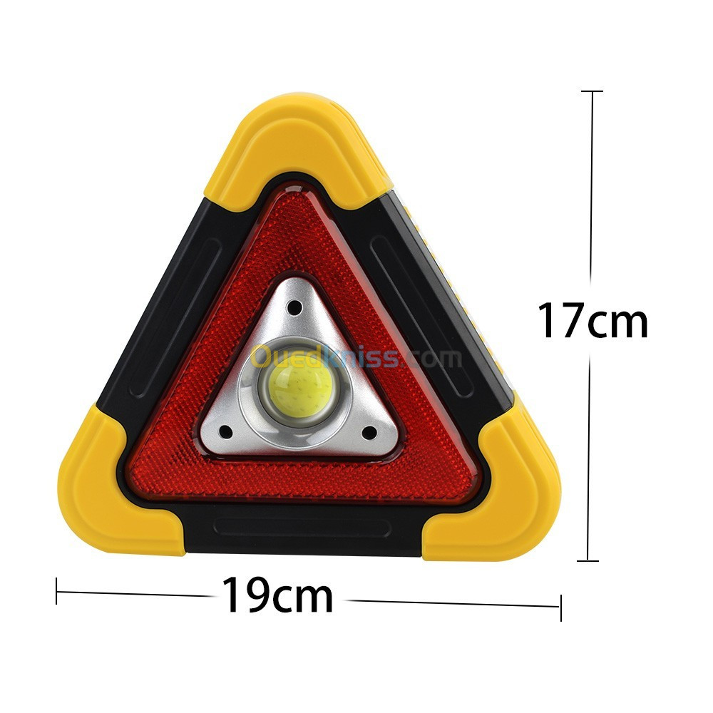 Triangle automobile lumineux 3 position 