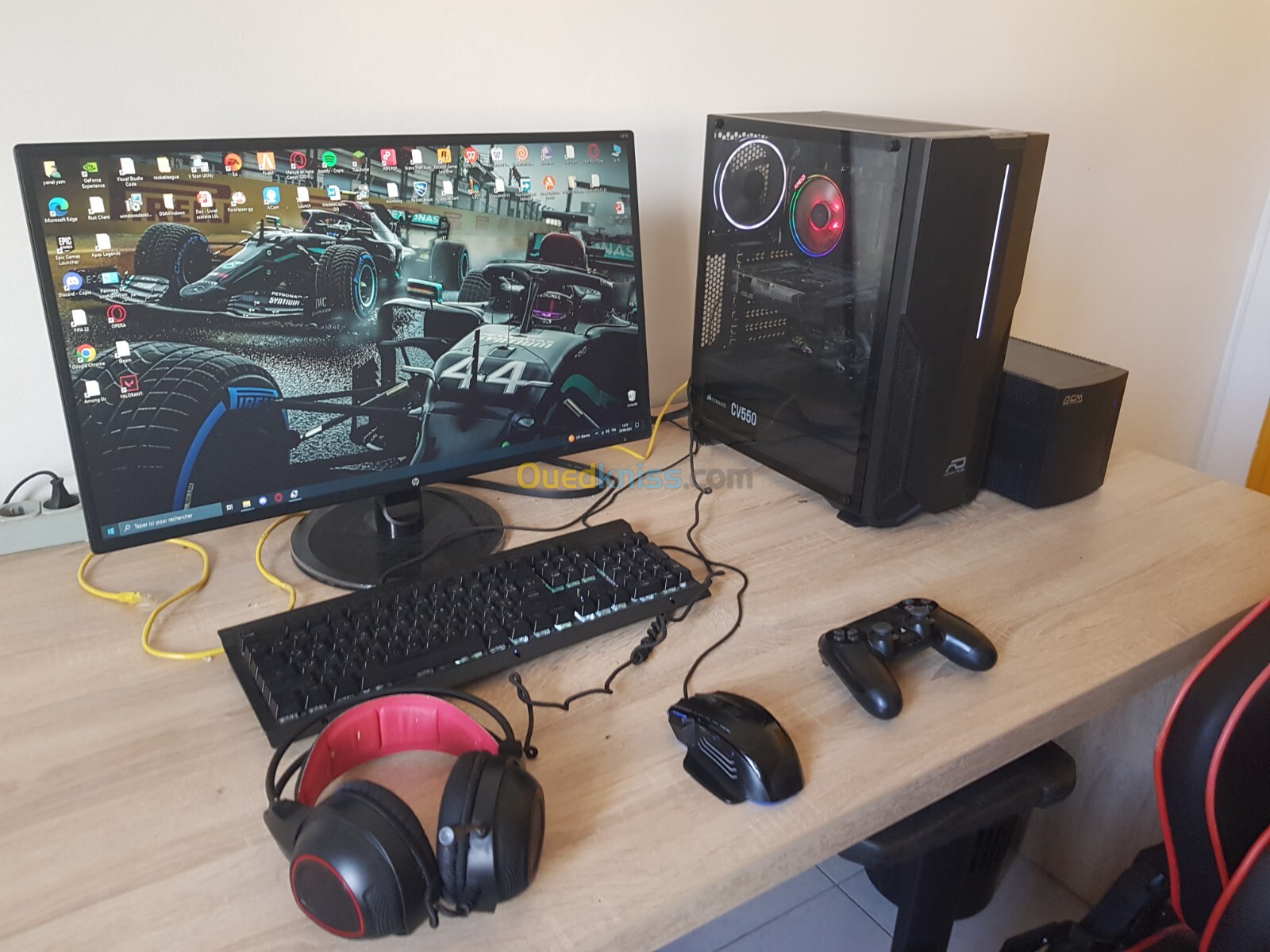 PC GAMER avec onduleur,chaise gamer