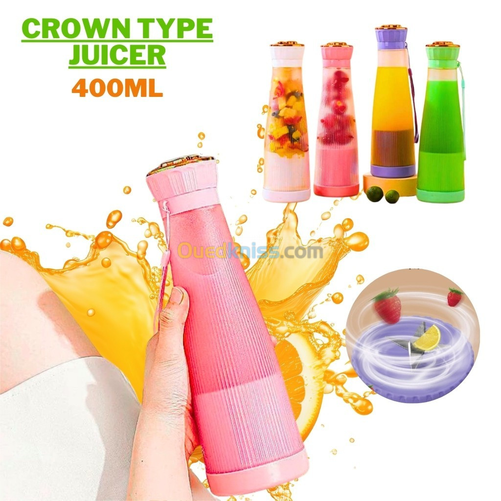 Blender Portable CROWN TYPE Juicer 400 ML