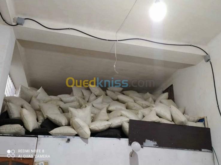 Fabrication de coussin صناعة الوسادات