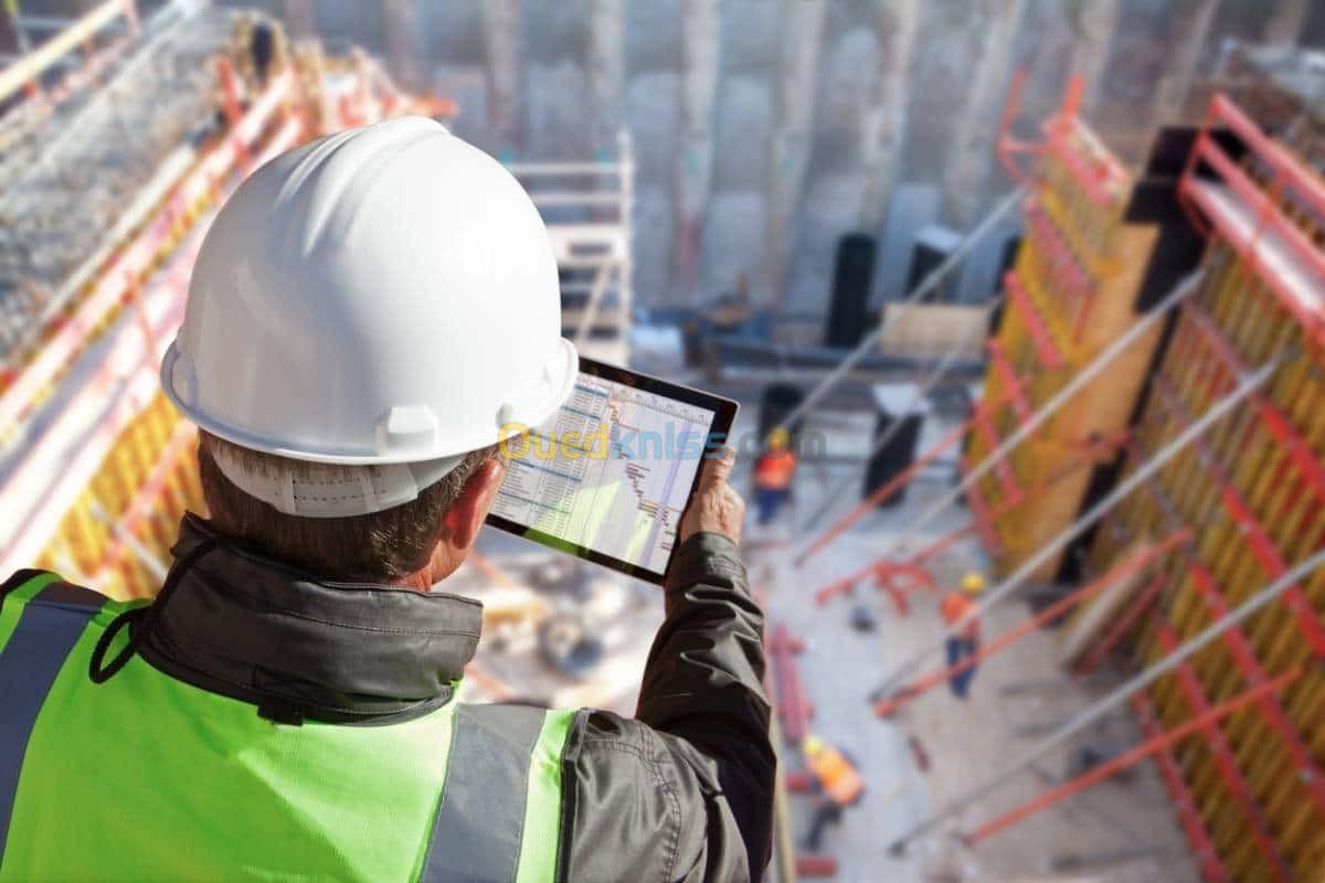 Architecte, ingénieur suivi de chantier 