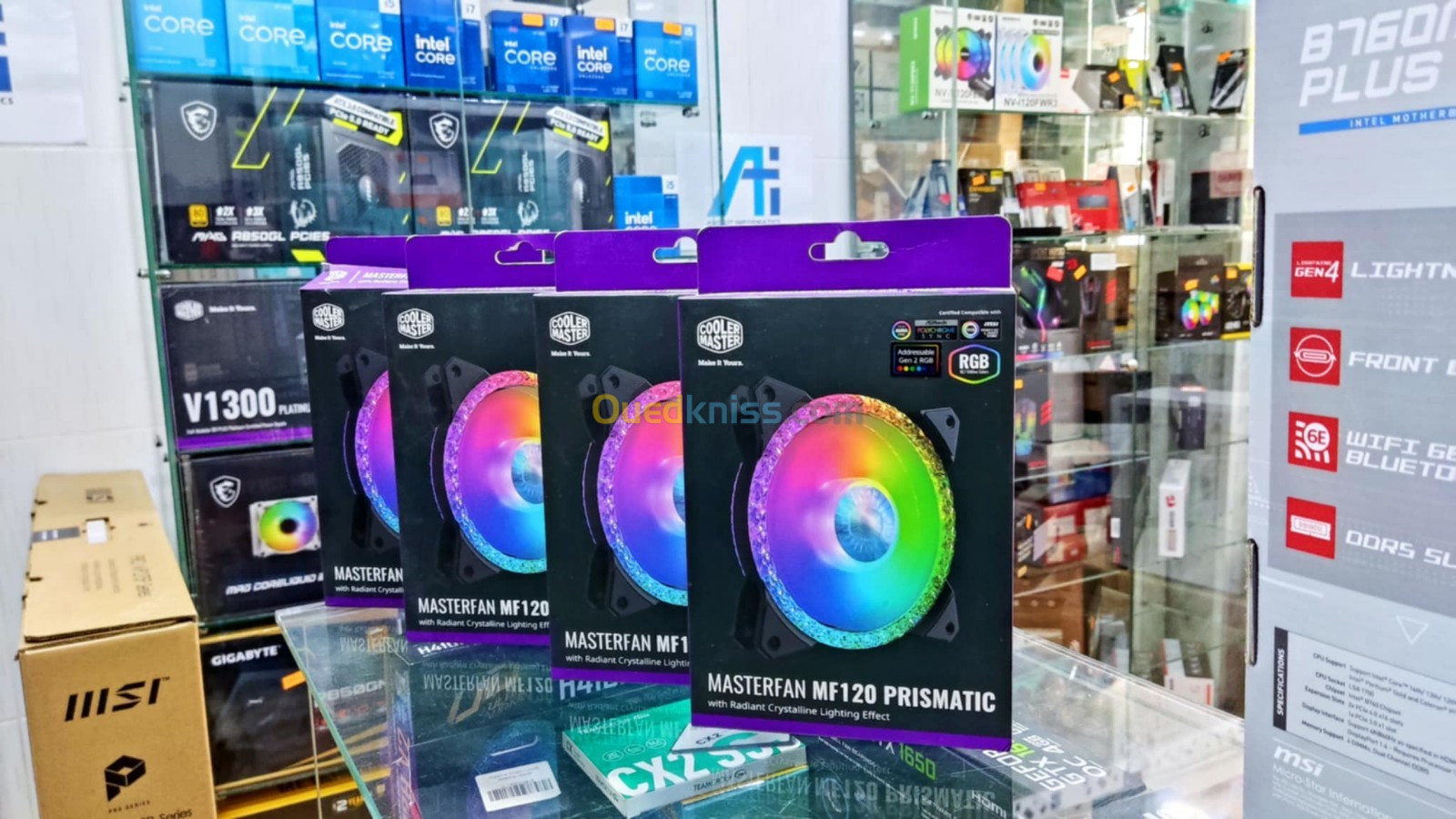 VENTILATEUR COOLER MASTER FAN MF120 PRISMATIC RGB