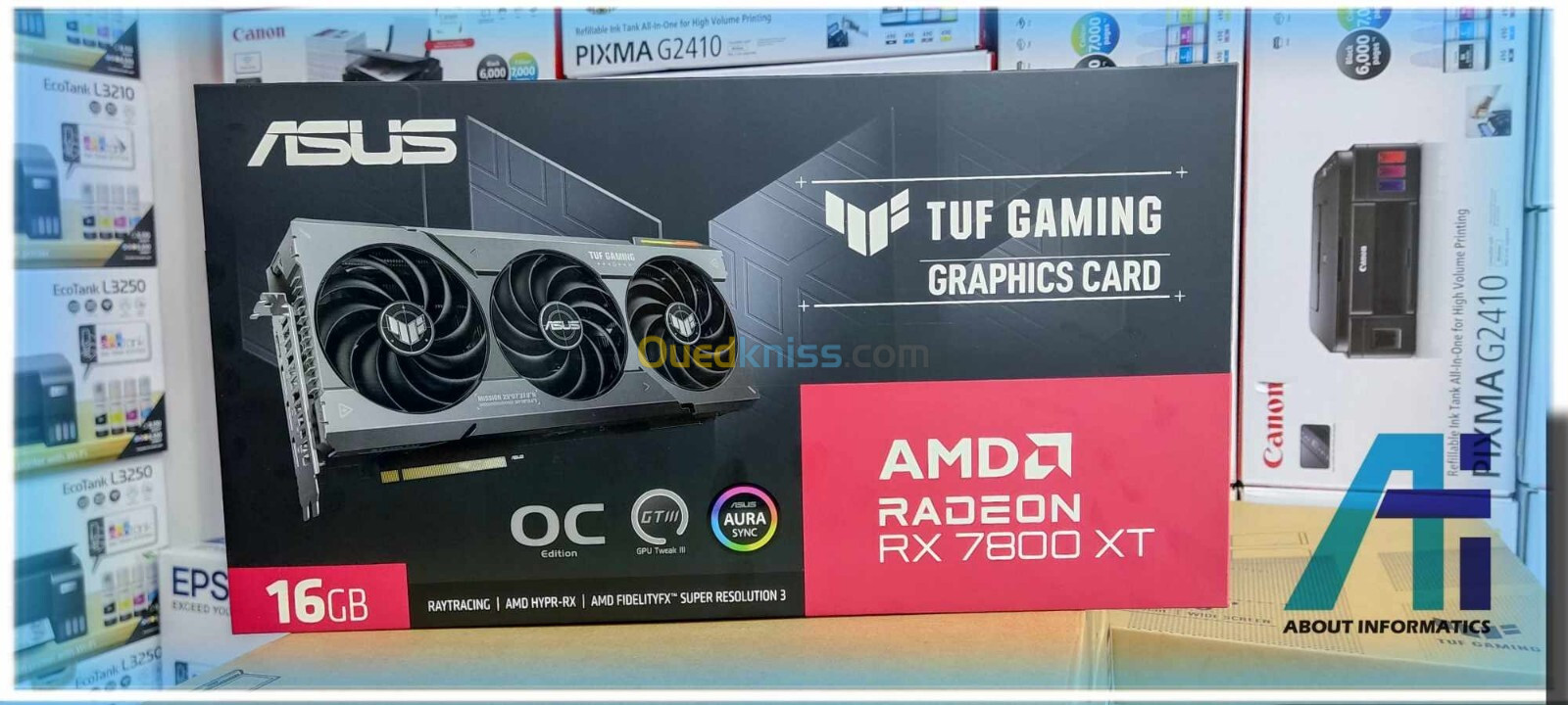 ASUS TUF Gaming Radeon RX 7800 XT OC Edition 16GB GDDR6