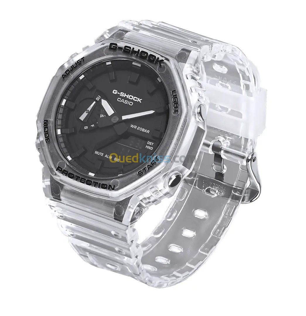 Montre Casio G-Shock fond noir_Transparent