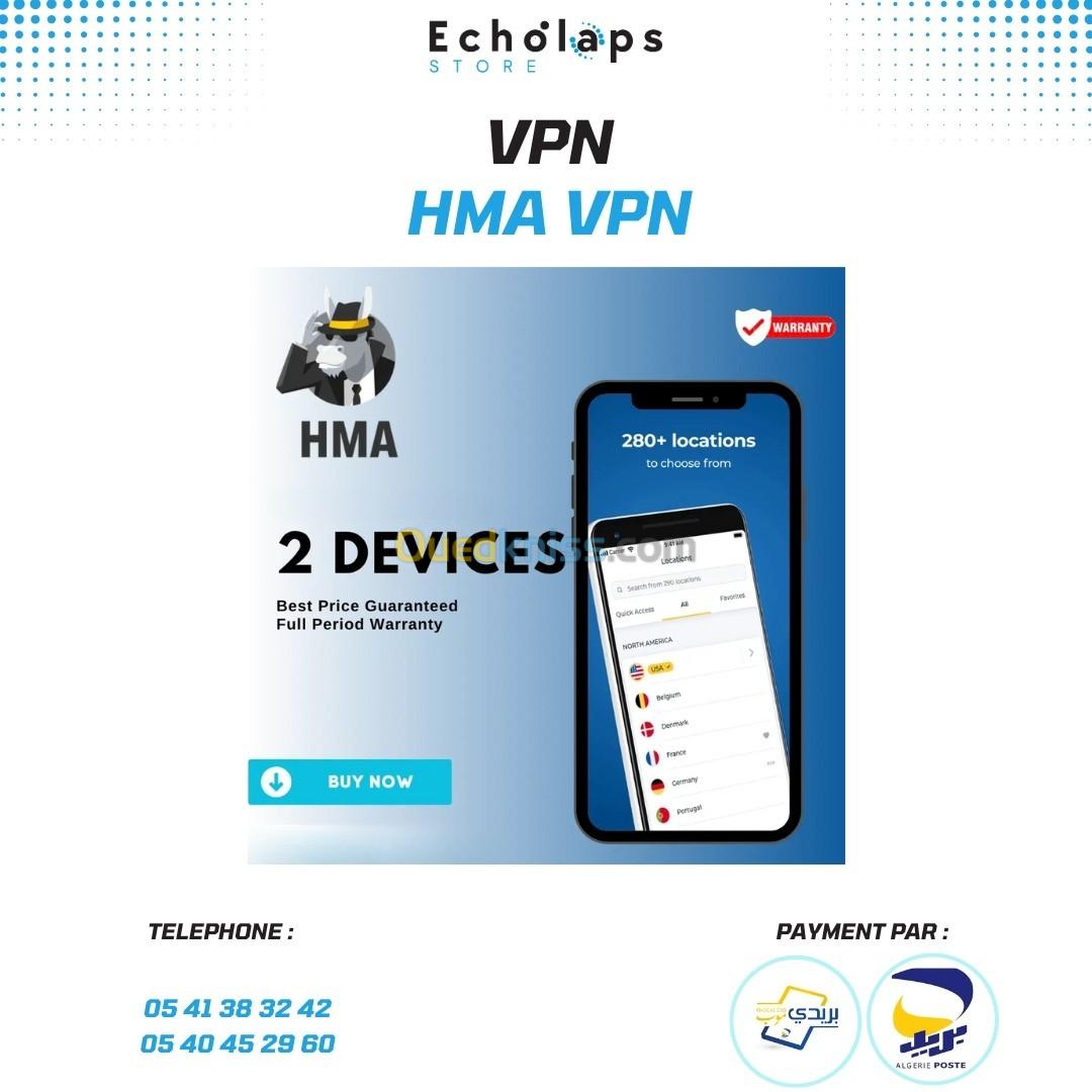 VPN PREMIUM HMA, Kaspersky , Avast SecureLine et autre