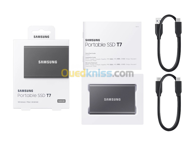 disque SSD externe SAMSUNG T7 2T / 2000GO