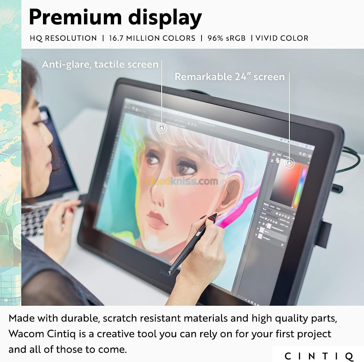 Wacom Cintiq 22" Tablette Graphique Ecran