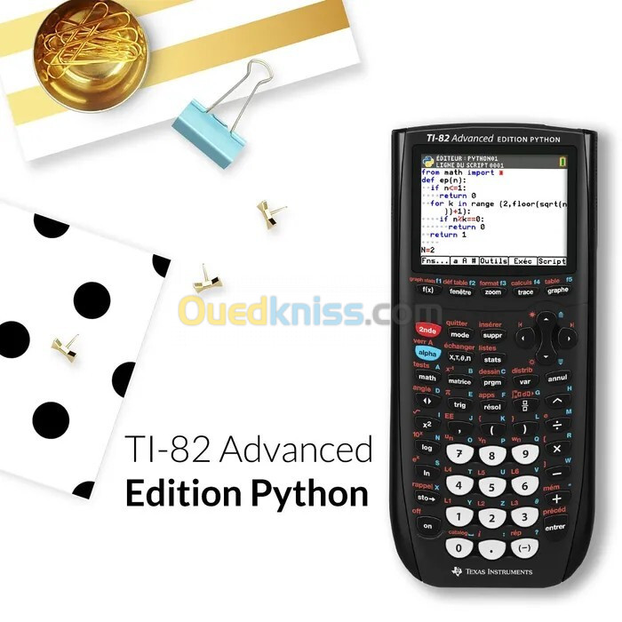 Calculatrice Graphique Texas Instruments TI82 Advanced CE Edition Python Originale