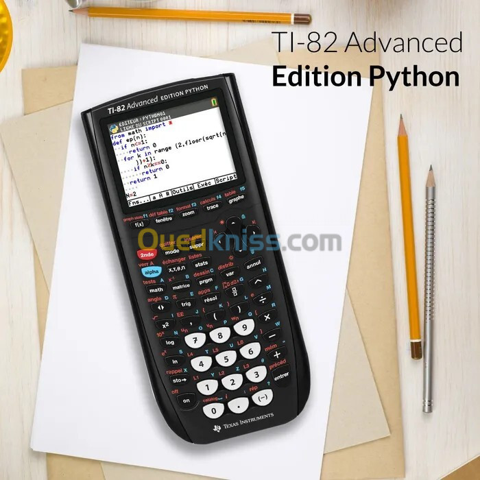 Calculatrice Graphique Texas Instruments TI82 Advanced CE Edition Python Originale