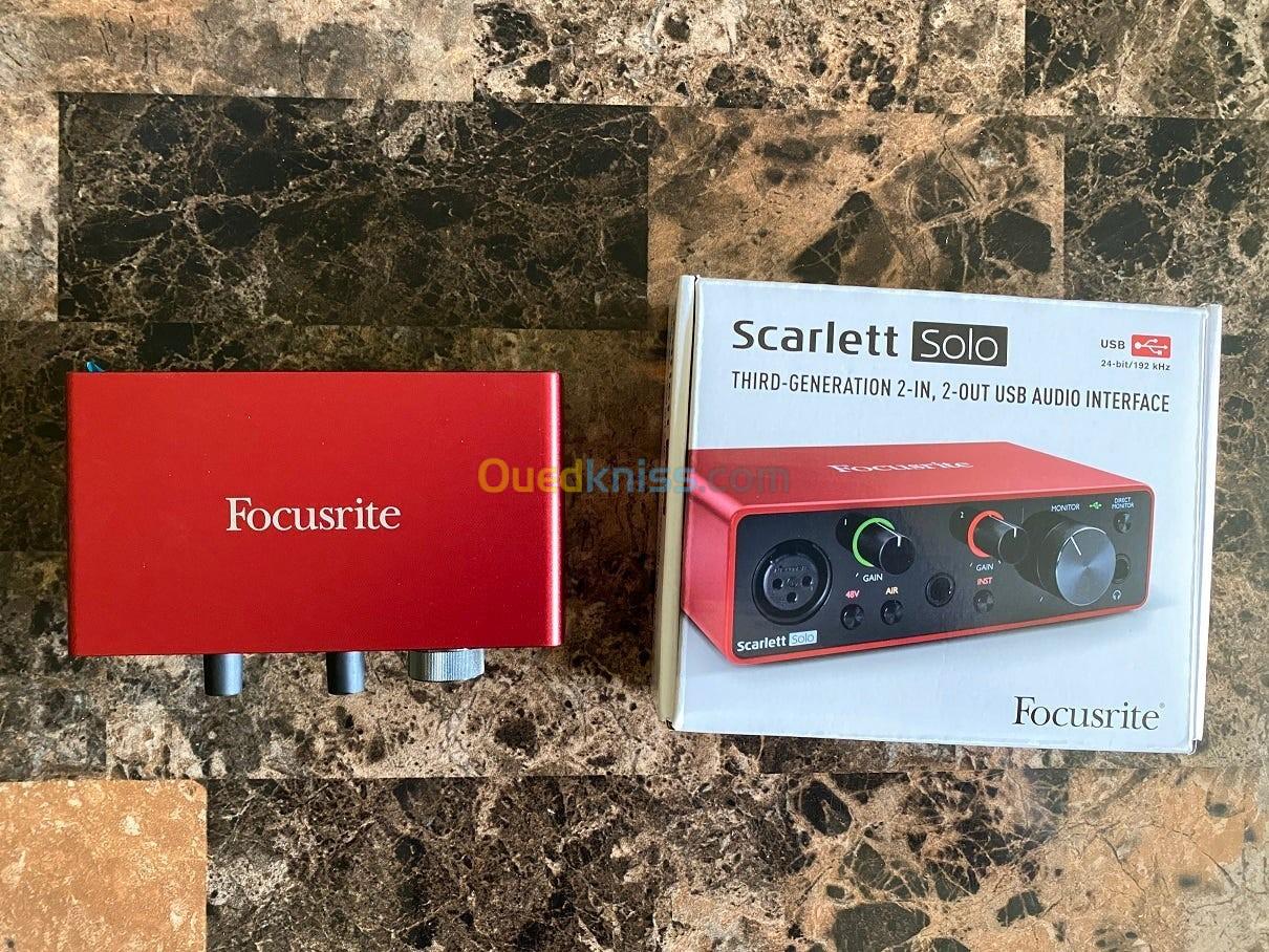 CARTE SON FOCUSRITE - SCARLETT 2I2 - Alger Algeria