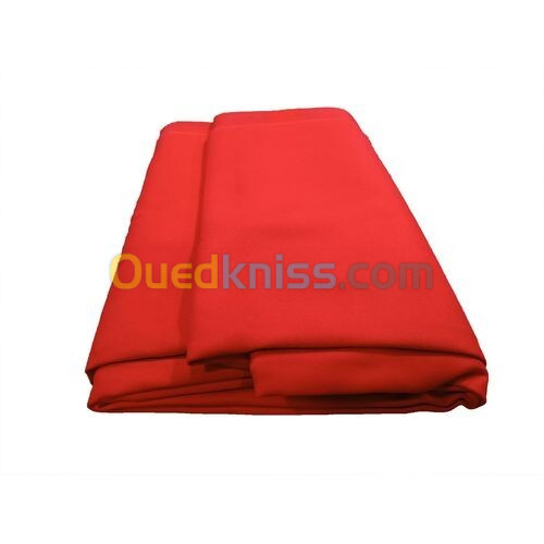 Tapis Housse Drap De Billard Snooker Pool Américain 3Mx1M50 - Rouge Feutrine