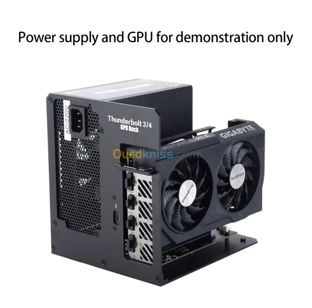 EGPU thunderbolt 3/4 vers pcie carte graphique externe 