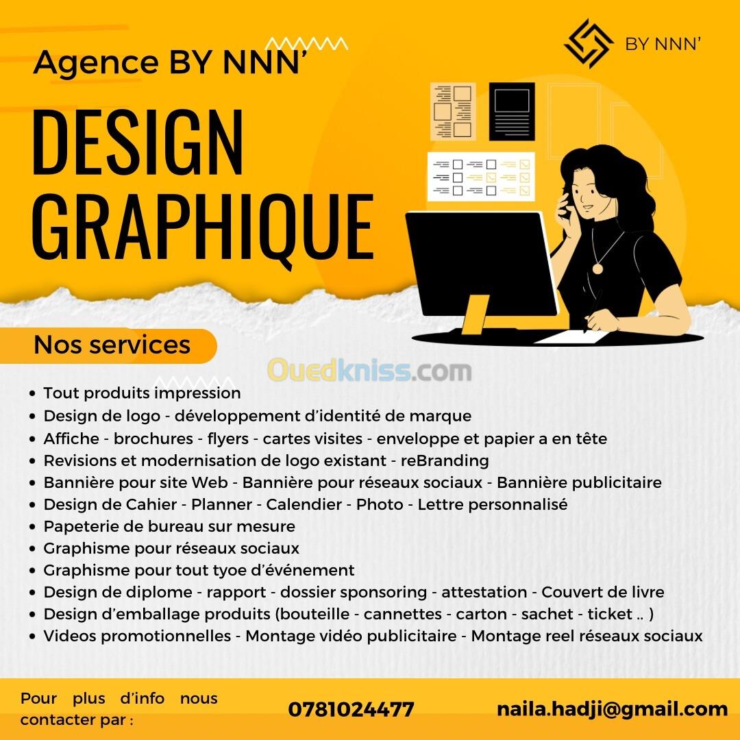 Annonce de Service de Design Graphique Professionnel