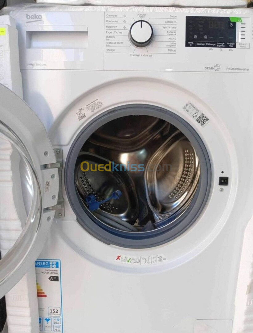 Machine à Laver Beko 6kg Couleur Blanc