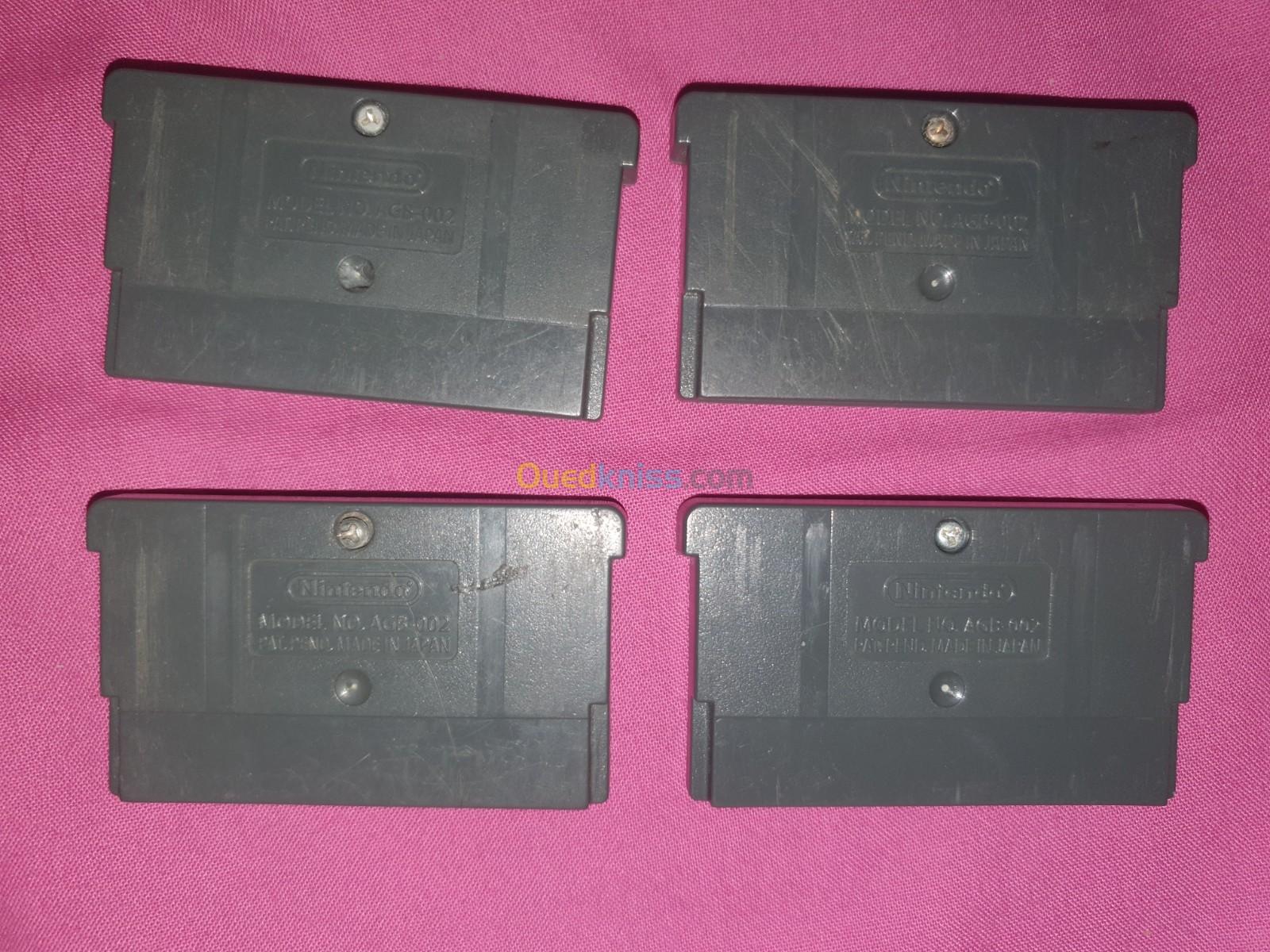 4 Cartouches Game Boy Advance