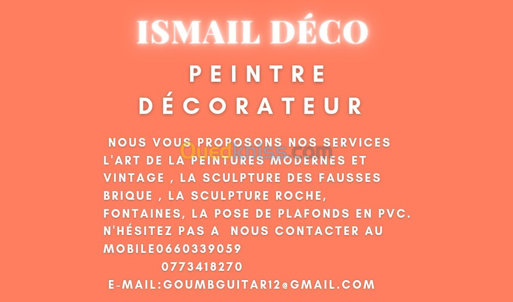 Peintre décorateur 