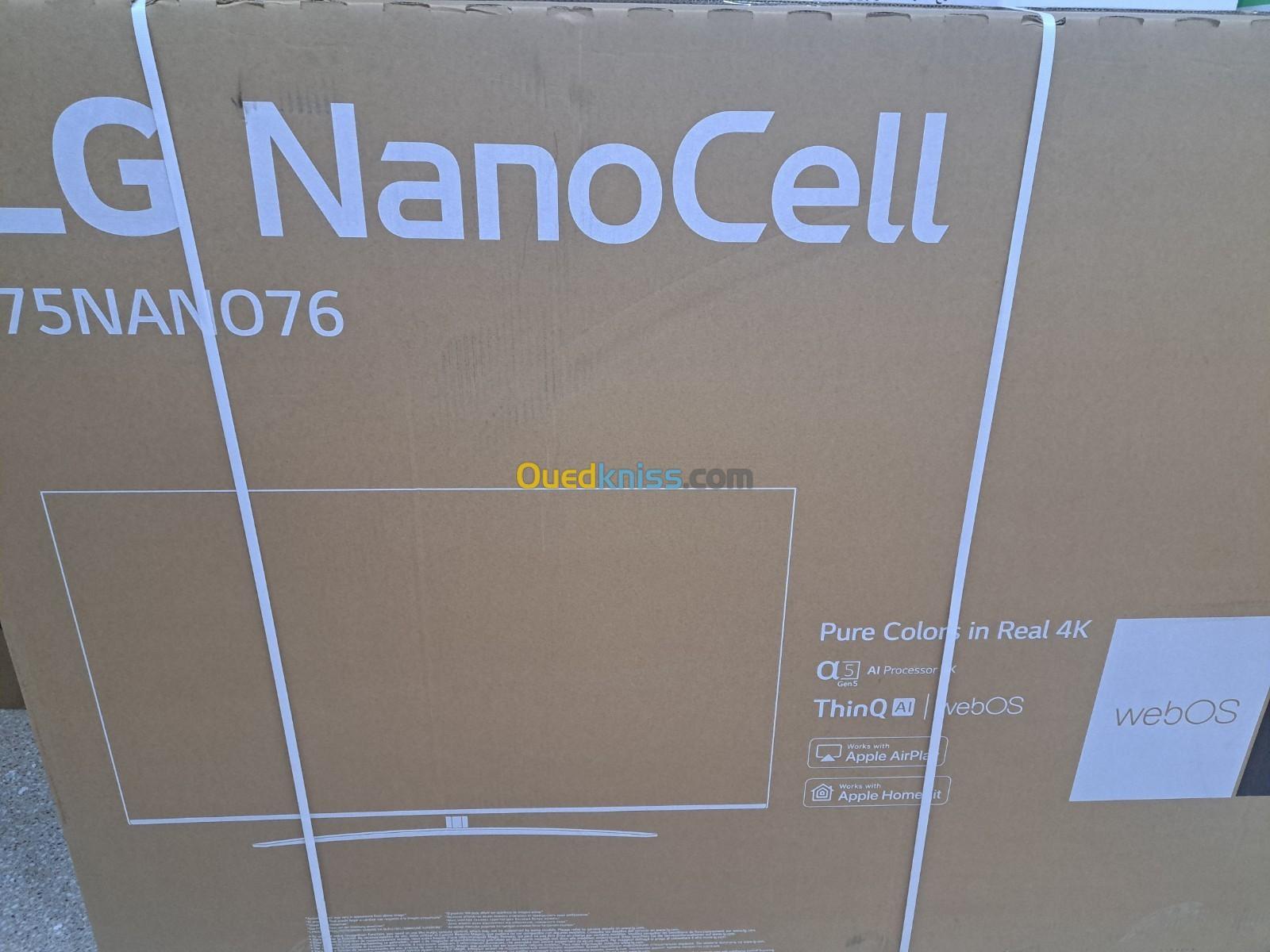 TV LG NANOCELL 75" SMART 4K 75NANO766QA EUROPÉEN