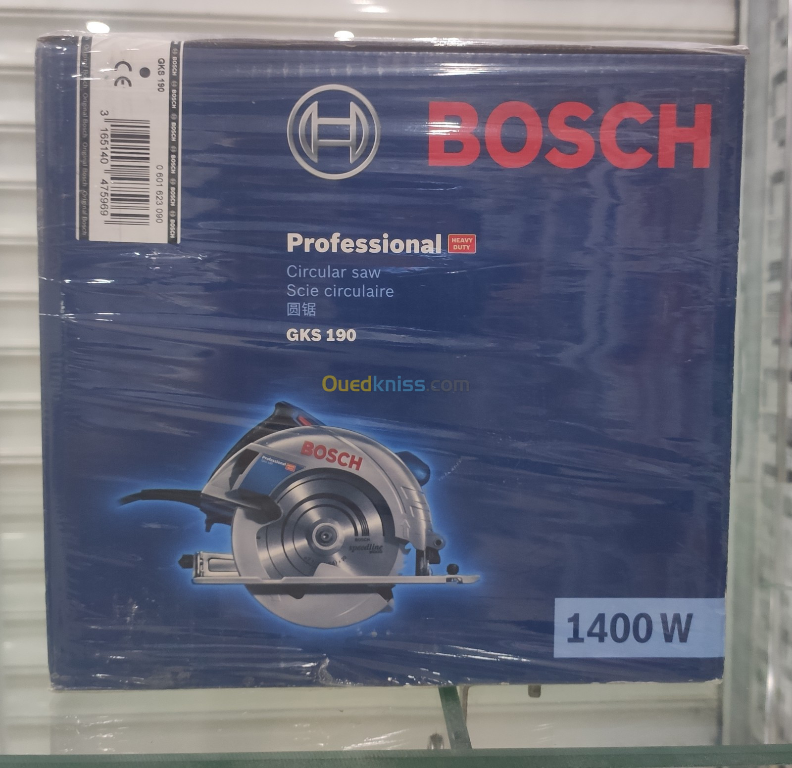 SCIE CIRCULAIRE PORTATIVE GKS 190 PROFESSIONAL BOSCH