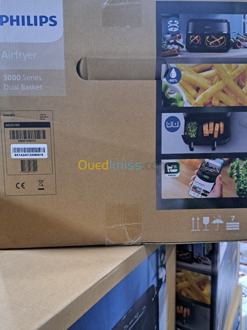 FRITEUSE PHILIPS AIR FRYER 9L DOUBLE BACS SÉRIE 3000 