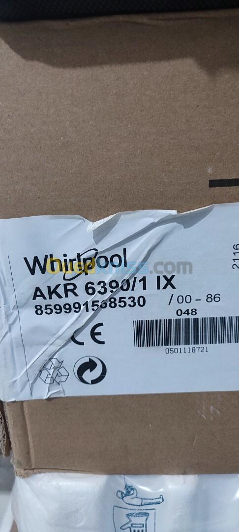 HOTTE WHIRLPOOL 60CM TÉLESCOPIQUE AKR6390/1 IX 