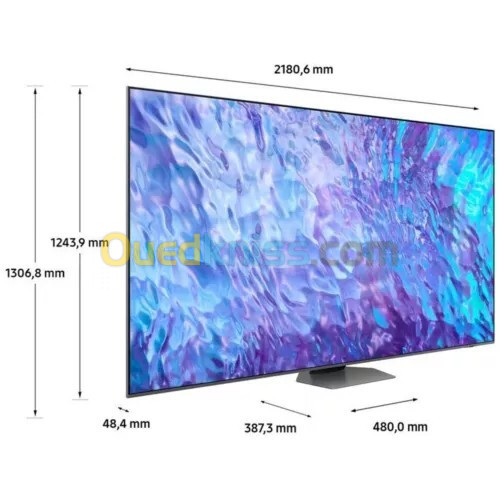 TV SAMSUNG QLED 98" SMART 4K 120FPS HDMI 2.1 EUROPÉEN TQ98Q80C 