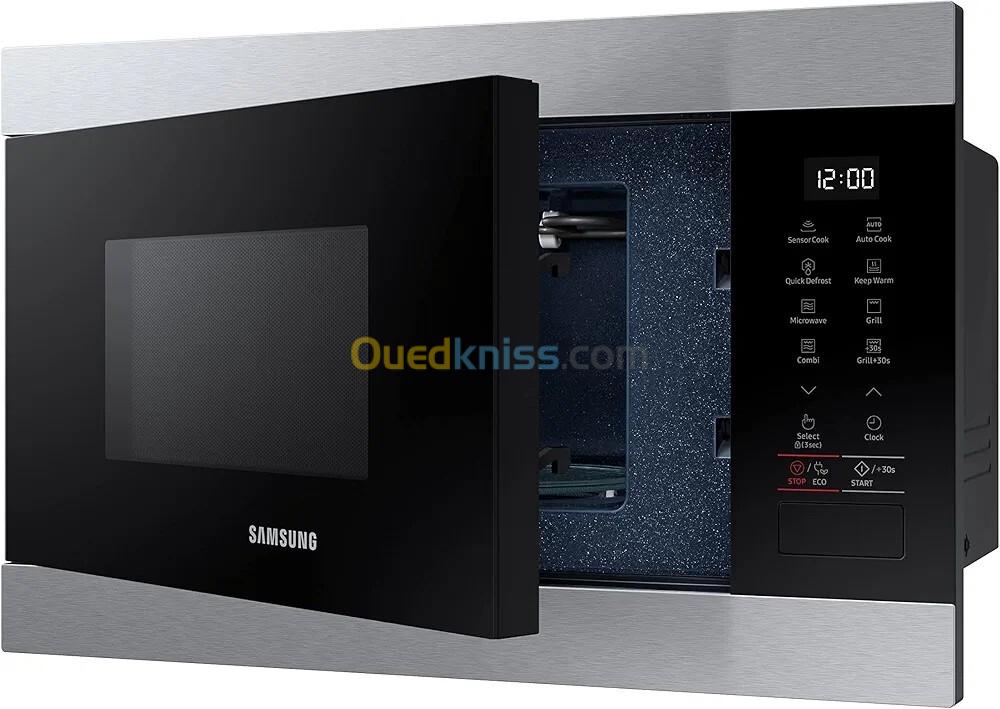 MICRO-ONDE SAMSUNG ENCASTRABLE 22L 850WATT GRILL MG22M8274CT EUROPÉEN 