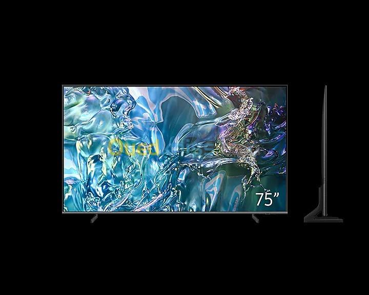 TV SAMSUNG QLED 75" SMART 4K ULTRA SLIM TQ75Q64D NEW 2024 EUROPÉEN 