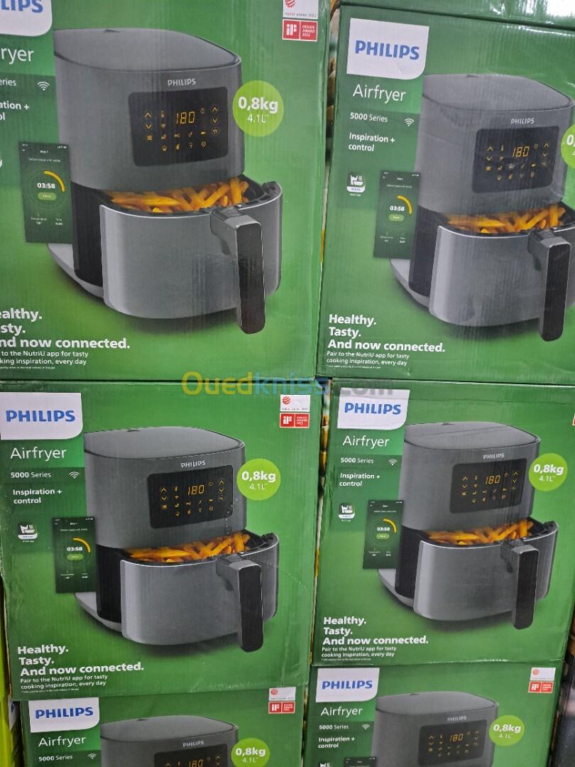 FRITEUSE PHILIPS AIR FRYER 4.1L 1400WATT CONNECT 7 PROGRAMME SÉRIE 5000 HD9255/60