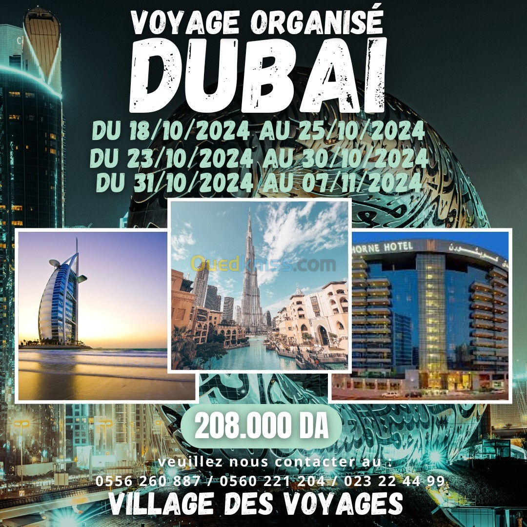 Voyage organisé DUBAI 2024