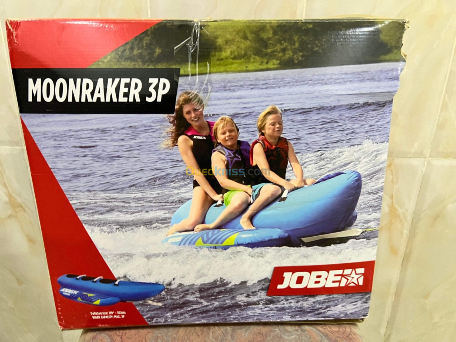 Bouée tractée neuve JOBE MOONRAKER 3 places jetski scooter des mers yamaha seadoo