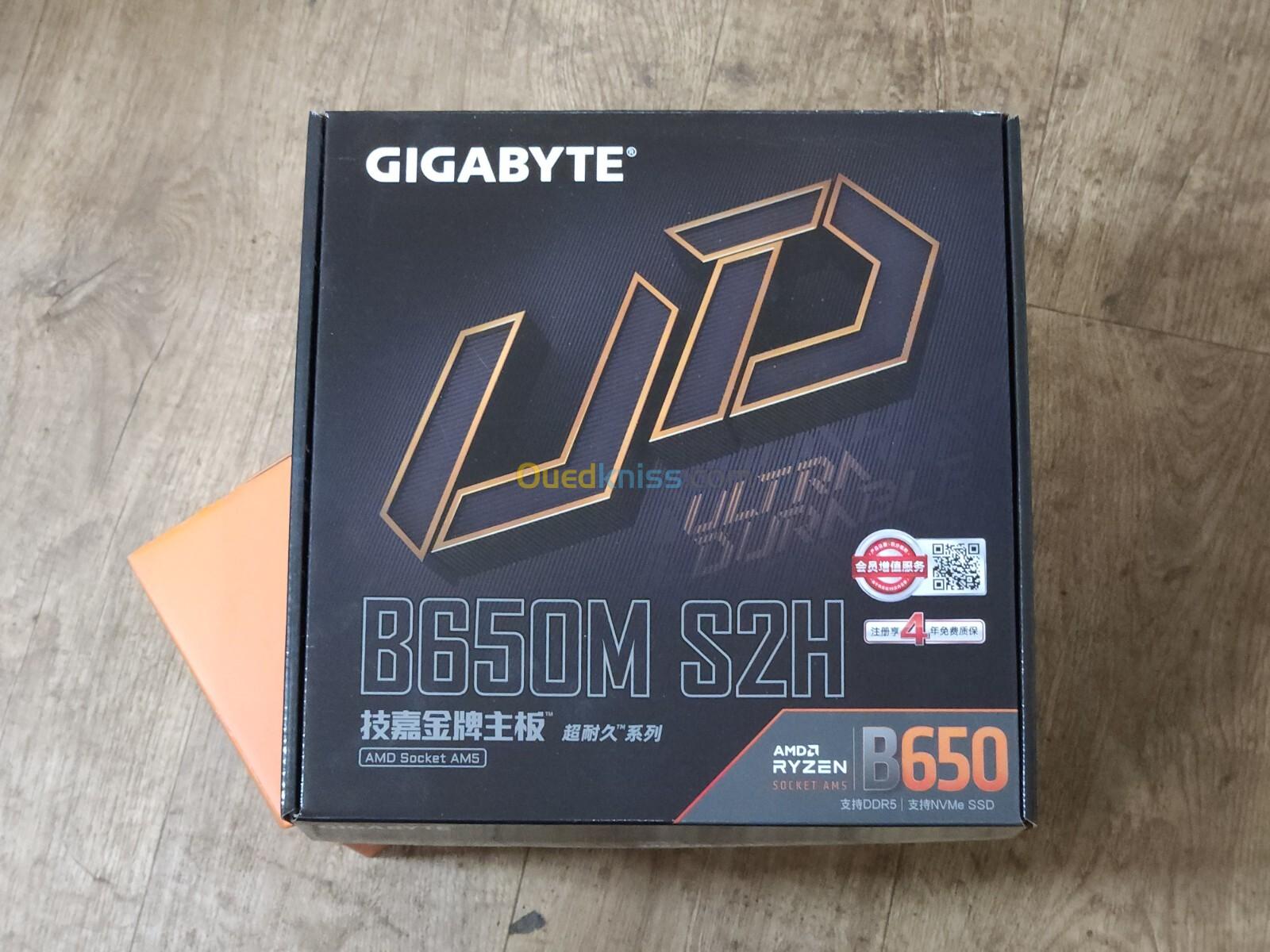 Carte mere GIGABYTE B650M S2H AM5 DDR5