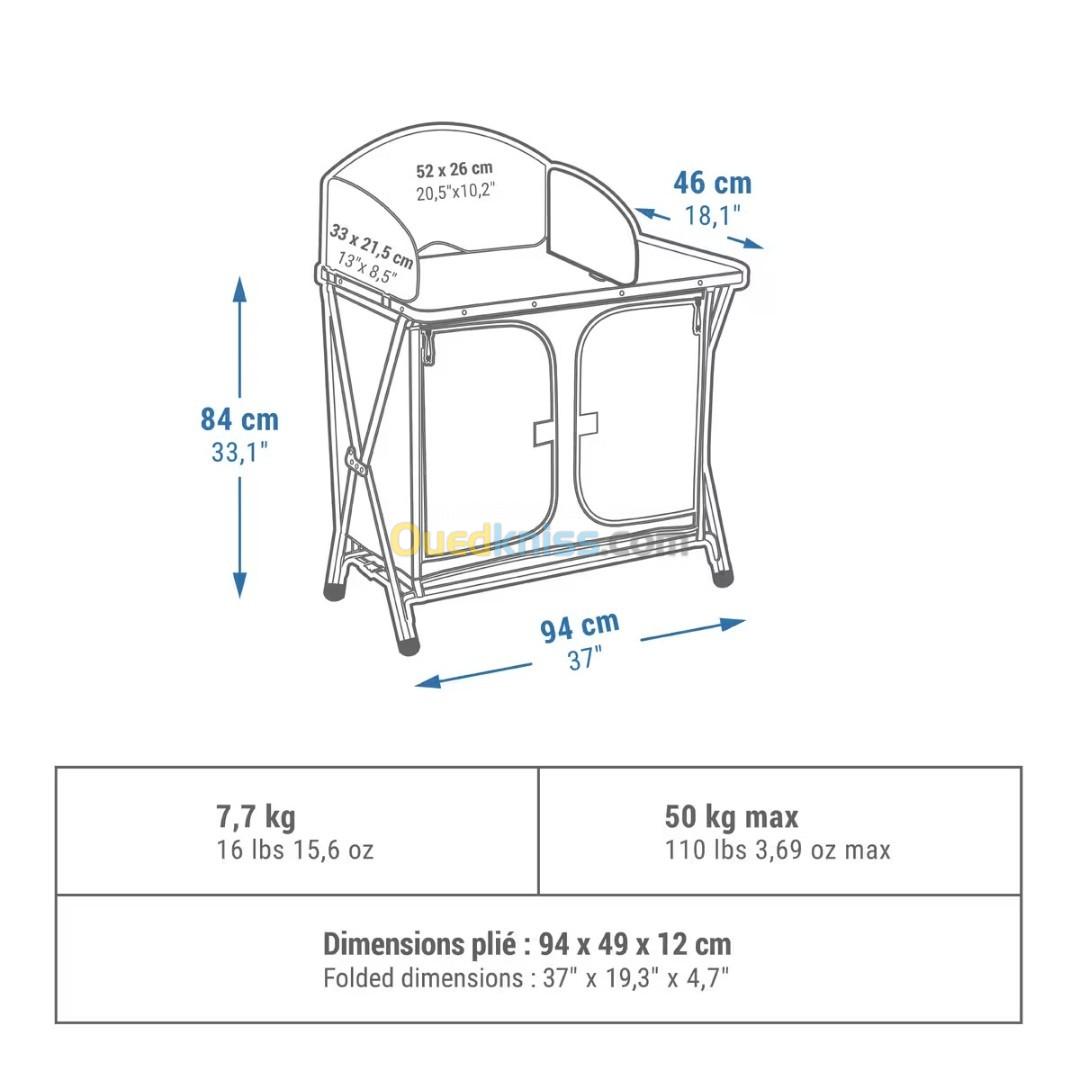 MEUBLE DE CUISINE PLIABLE POUR LE CAMPING