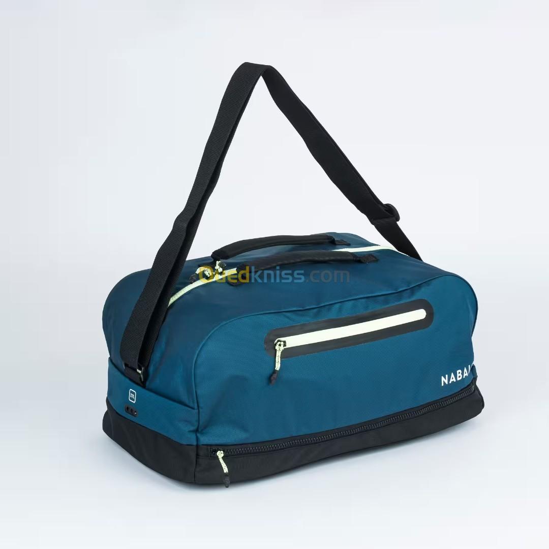 Sac de piscine Duffle bag 27L 3 compartiments, bleu noir