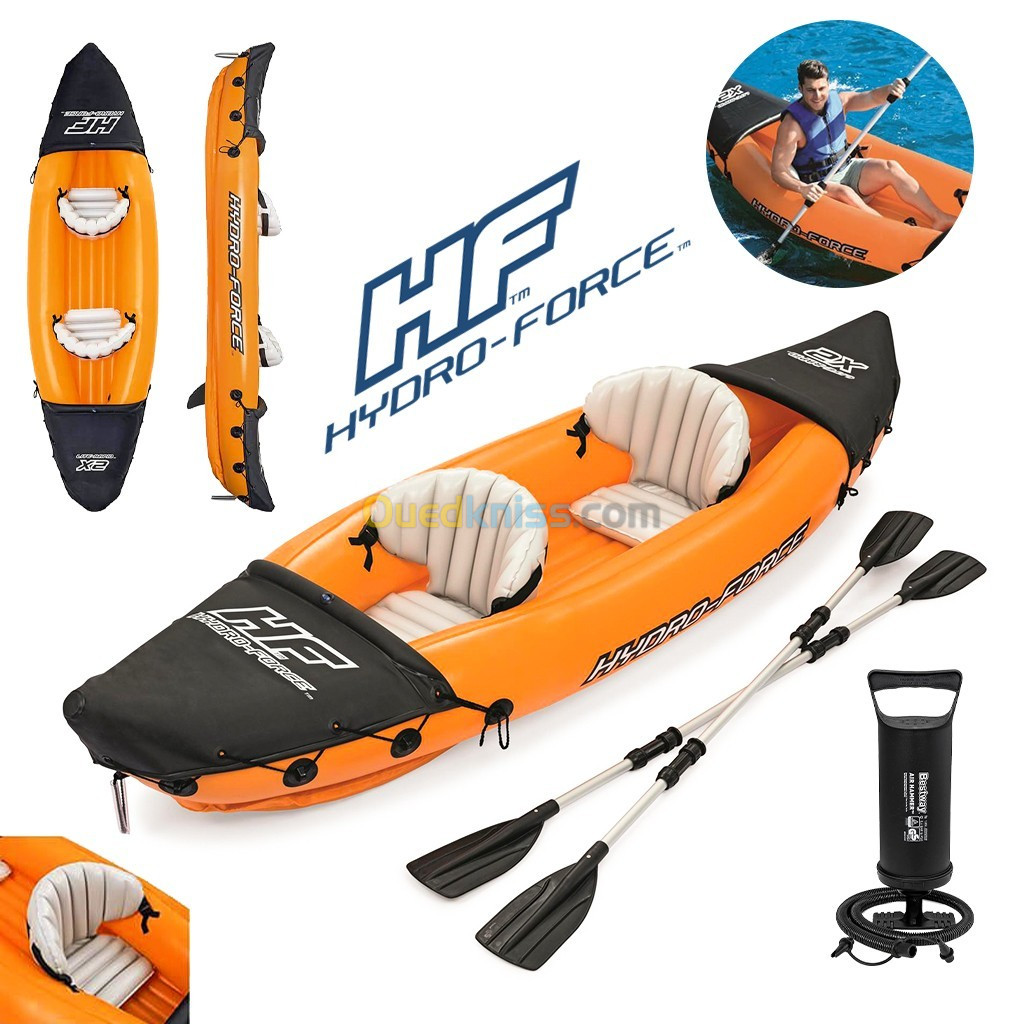 Kayak avec rames Hydro-Force Rapid X2 , 2 personnes