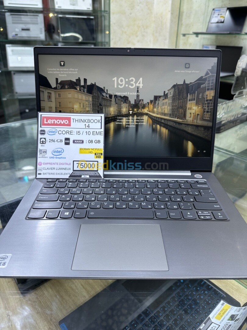 LENOVO THINKBOOK 14 CPU: Core intel i5 / 10ème 256/08GB