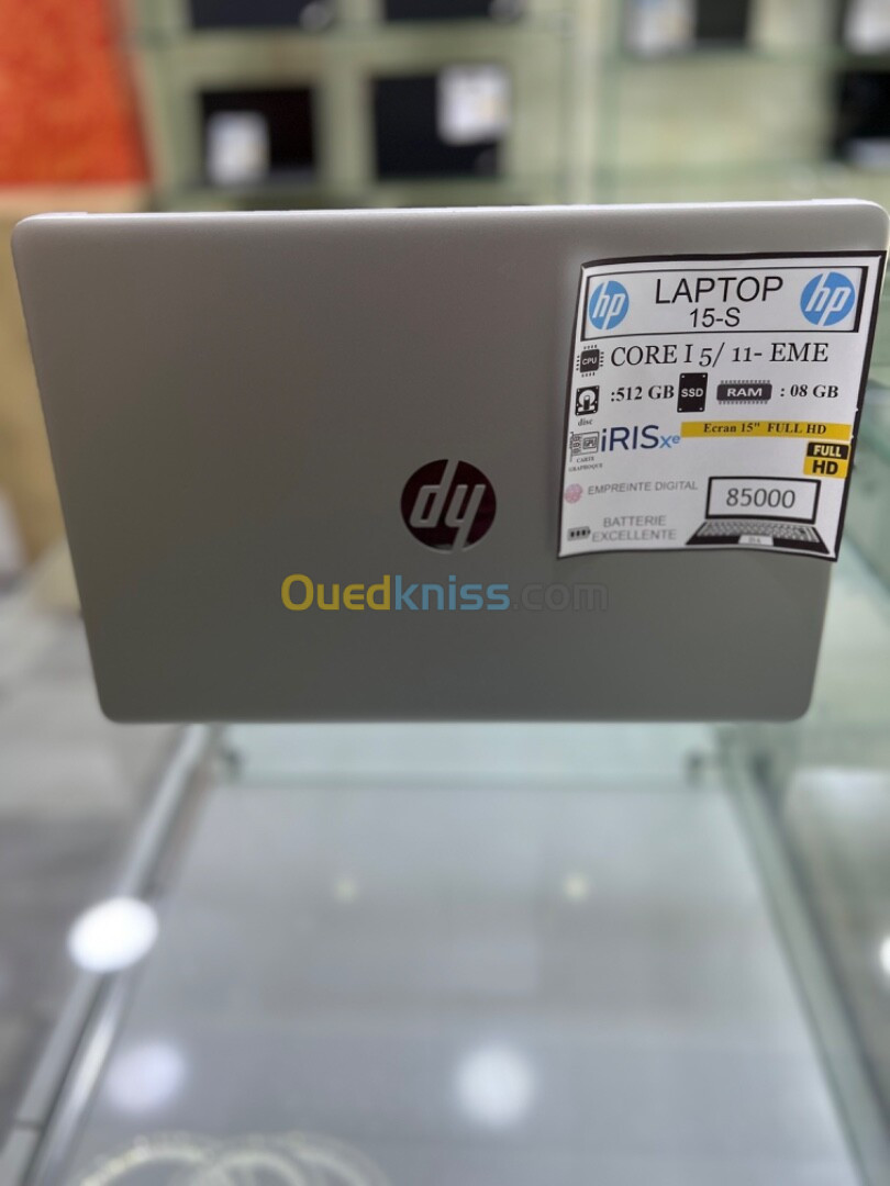 HP LAPTOP 15-s i5/ 11ème 512-08GB