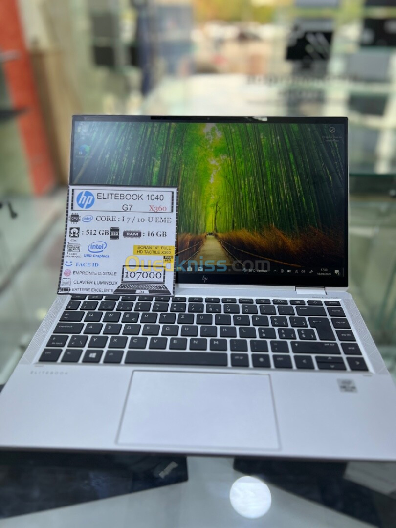 HP ELITEBOOK 1040 G7 x360 i7 / 10ème 512/16GB