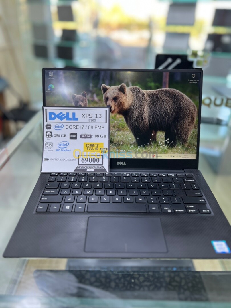 DELL XPS 13 9360 i7 - 08eme 256/08GB