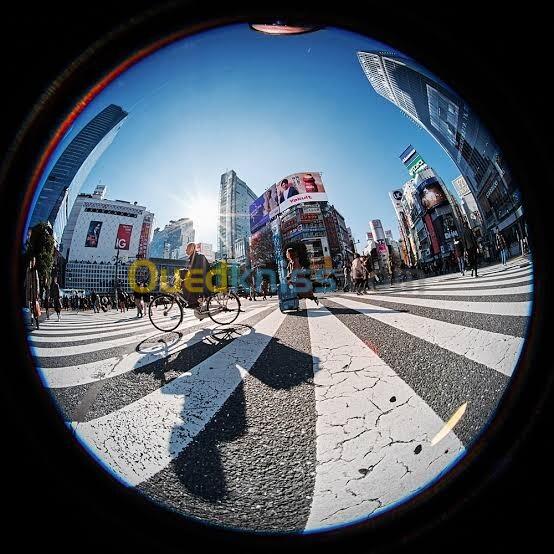 Objectif fish-eye 4mm 