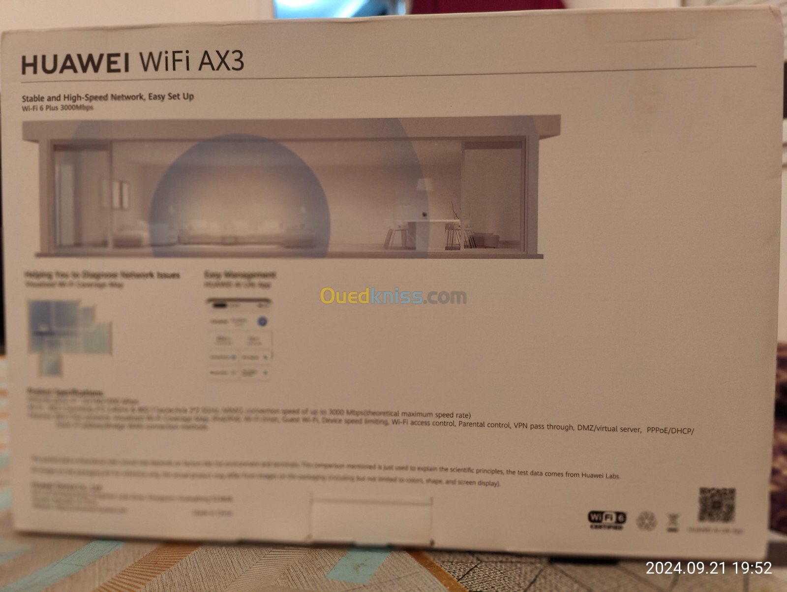 modem routeur huwaei ax3 wifi 6 plus