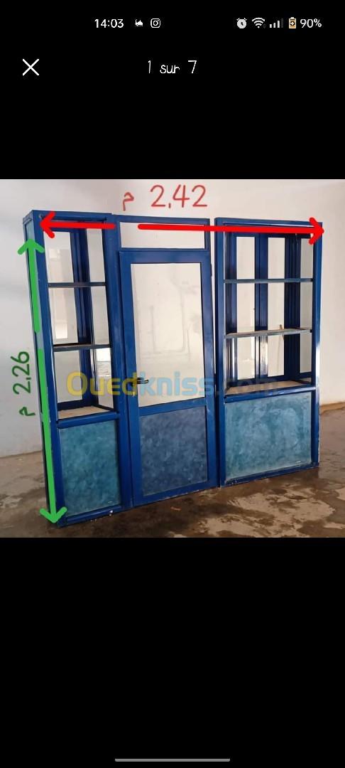 Vitrine aluminium 