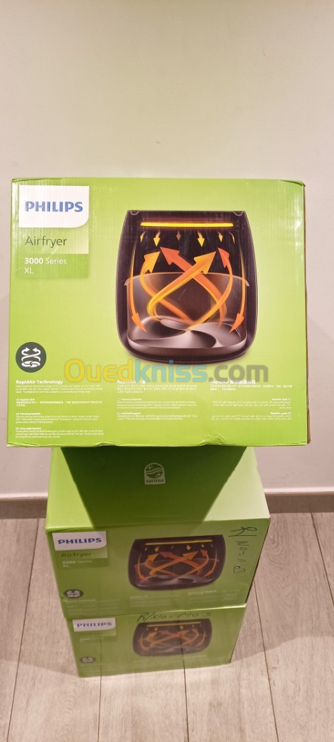 Philips Airfryer 5,6 L avec fenêtre numérique et technologie Rapid