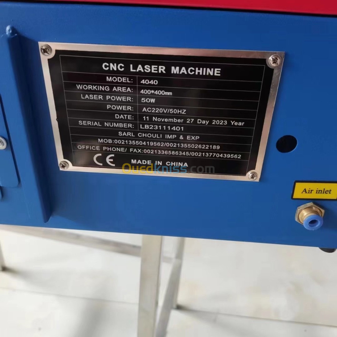 CNC lazer 150 wat 160cm*80cm et 140cm*100 cm