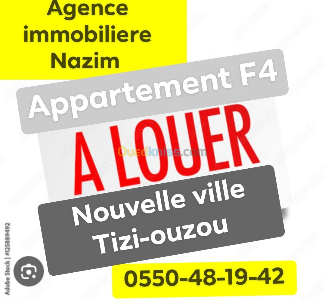 Location Appartement F4 Tizi Ouzou Tizi ouzou