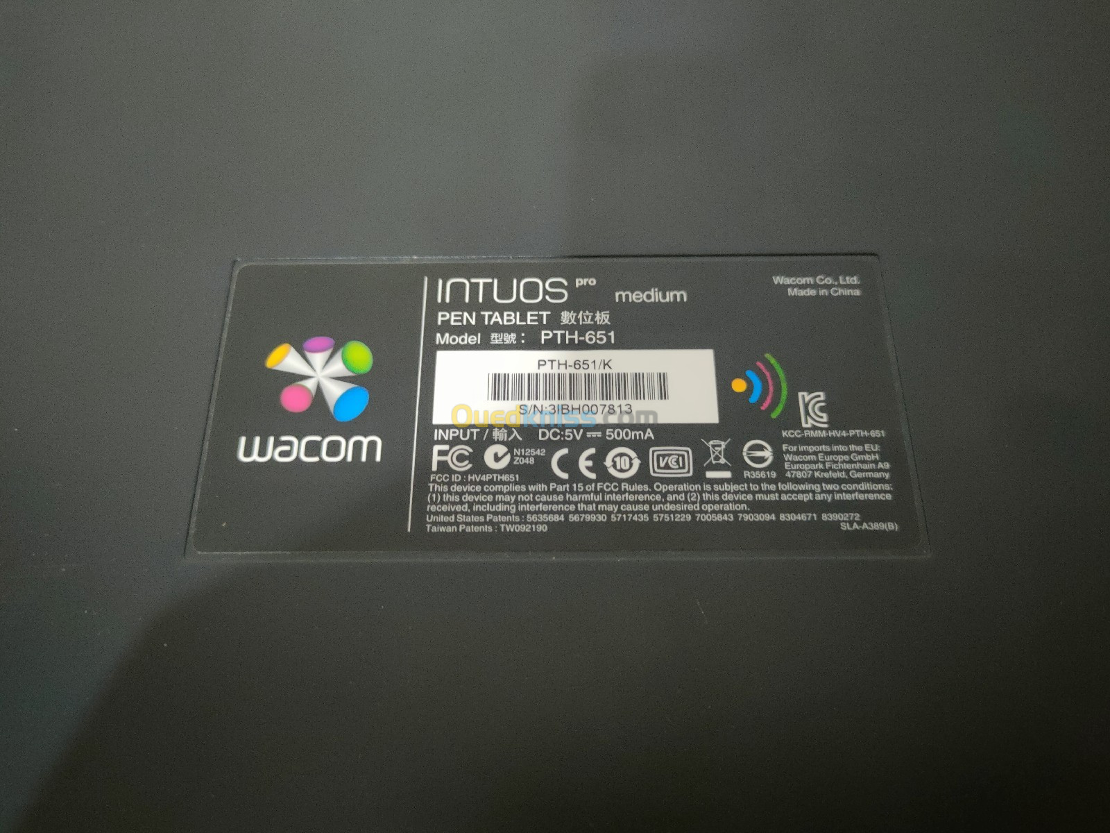 WACOM INTUOS PRO P-651