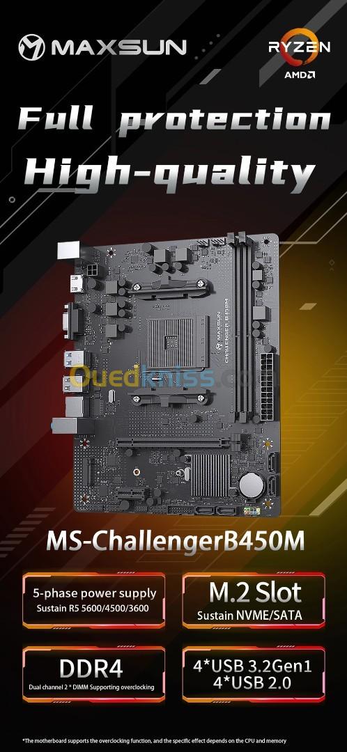 MAXSUN Motherboard AMD B450M 