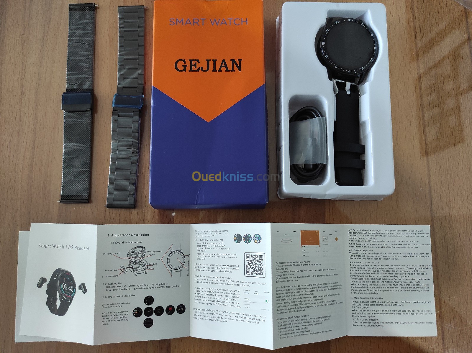 Smartwatch avec kitmen (GEJIAN) et sans kit (Colmi, Zeblaze, Huawei, ..)